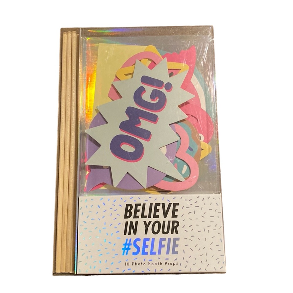 Photo Booth Props!  Believe in your #Selfie Photo booth props!  Brand ne…